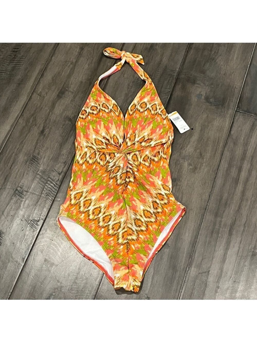 Laundry by Shelli Segal Coral Sand One Piece Swimsuit - Size Small